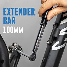 Load image into Gallery viewer, Vibrelli Bike Torque Wrench Set - 1/4 Inch Drive - 2 to 20nm, 0.1 Nm Micro - Essential MTB &amp; Bicycle Torque Wrench Tools. Hex/Allen 2-10, Torx 10-30, 100mm Extension Socket, Storage Case

