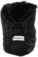 Load image into Gallery viewer, Dearfoams Women's Chenille Bootie Slipper, Black, Medium
