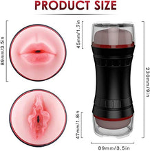 Load image into Gallery viewer, Air-Sücking Toys Quiet Relaxation Hands Free Pocket pussey Stroker Vibrating Licking Pennis Sec Toys Püssy Deluxe T-Shirt Belt
