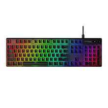 Load image into Gallery viewer, HyperX Pudding Keycaps - Double Shot PBT Keycap Set with Translucent Layer, for Mechanical Keyboards, Full 104 Key Set, OEM Profile, English (US) Layout - Black
