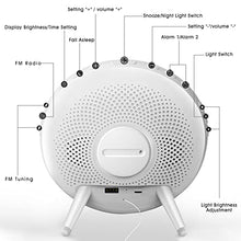 Load image into Gallery viewer, Sunrise Alarm Clock, Wake Up Light with Dual Alarms Clock for Bedrooms, Smart Alarm Clock for Heavy Sleepers Adults Kids, 7 Nature Sounds &amp; Snooze, FM Radio, 7 Colors Ambient Lamp, Ideal for Gift
