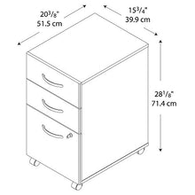 Load image into Gallery viewer, Bush Business Furniture Series C 3 Drawer Mobile File Cabinet, Hansen Cherry
