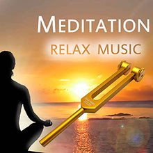 Load image into Gallery viewer, Chakra Tuning Forks Set for Healing, 7 Chakra+1 Soul Purpose Weighted Tuning Forks with Rubber Mallet,Velvet Storage bag, Aluminum Alloy, Golden,(126.22 Hz, 136.1 Hz, 141.27 Hz, 172.06 Hz etc)
