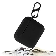 Load image into Gallery viewer, Haotop Case Compatible with Skullcandy Indy, Soft and Flexible, Scratch/Shock Resistant Cover with Carabiner (Not for Skullcandy Indy EVO)(Dark Black)

