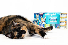 Load image into Gallery viewer, Solid Gold Wet Cat Food Variety Pack - Wet Cat Food Pate &amp; Shreds in Gravy Recipes - Made with Real Chicken, Tuna &amp; Mackerel for Sensitive Stomach &amp; Immune Health - Canned Cat Food 12 Pack
