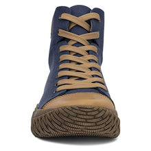 Load image into Gallery viewer, Hybrid Green Label Men's The Wolsey 2.0 High Fashion, Casual Recycled Canvas &amp; Leather Lace-Up, Round Toe, Rubber Outsole; Size 12
