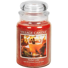 Load image into Gallery viewer, Village Candle Mulled Cider 26 oz Glass Jar Scented Candle, Large
