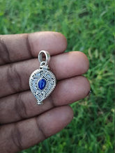 Load image into Gallery viewer, Lapis Lazuli Pendant,925 Sterling Silver,Secret Compartment Pendant,Designer Lapis Pendant,Pill Box Pendant,Wedding Gift Ideas,Handcrafted Box Pendant,Poison Box Pendant,Gift For Specialone,Boho Gift
