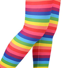 Load image into Gallery viewer, HDE Ultra Soft Girls Leggings - Comfy Full Ankle Length Black - Cute Rainbow Tights with Unique Prints - Comfortable Workout Stretch Pants for School, Home &amp; Play, 6/6X
