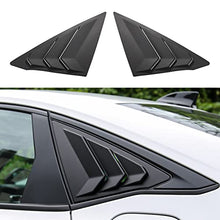 Load image into Gallery viewer, Thenice for 11th Gen Civic Racing Style Rear Side Window Louvers Air Vent Scoop Shades Cover Blinds for Honda Civic Sedan 2022 -Matt Black
