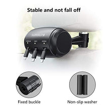 Load image into Gallery viewer, SUPERLIT Multi Car Retractable Backseat 3 in 1 Car Charging Station Box Compatible with All Phones | iPhone | Samsung | Android | Share Ride Customer Charging Dock Attach to Headrest
