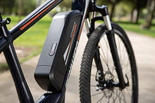 Load image into Gallery viewer, Schwinn Voyageur Electric Bike, Mid-Drive, Large Step-Through Frame, Dark Blue
