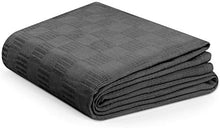 Load image into Gallery viewer, Utopia Bedding Premium Cotton Blanket Twin Grey - Soft Breathable Thermal Blanket 350 GSM - Ideal for Layering Any Bed
