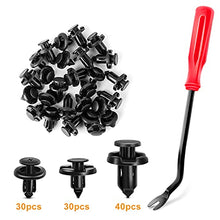 Load image into Gallery viewer, GOOACC 100PCS 7mm 8mm 10mm Compatible with Subaru Push Type Retainer Fasteners Rivets Clips OEM Upgrade for 90914-0007, 90913-0067 &amp; 90914-0051 + Bonus Fastener Remover

