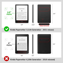 Load image into Gallery viewer, Ayotu Fabric Case for All-New 6.8" Kindle Paperwhite &amp; Signature Edition (11th Gen, 2021 Release) - Lightweight Smart Cover with Auto Wake/Sleep - Support Back Cover Adsorption, Red
