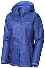 Load image into Gallery viewer, Columbia Women's Arcadia Jacket, Arctic Blue Scratch Texture Print, Medium
