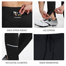 Load image into Gallery viewer, BALEAF Men's Thermal Fleece Running Pants Cycling Tights Long Warm Bike Leggings Cold Weather Winter Gear Outdoor New Black Size L
