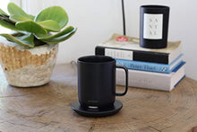 Load image into Gallery viewer, Ember Temperature Control Smart Mug 2, 14 oz, Black, 80 min. Battery Life - App Controlled Heated Coffee Mug - Improved Design
