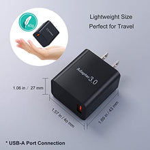 Load image into Gallery viewer, OKRAY Fast Charge 3.0 Wall Charger, 2 Pack 18W 3.0 Adapter Fast Charging USB Wall Charger Power Adapter Blocks Phone Charger Compatible for iPhone/iPad, Galaxy S10/S9/S8, Note 10/9/8, Wireless Charger
