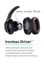 Load image into Gallery viewer, Cleer Audio, Enduro ANC Noise Cancelling Headphones, Long Lasting 60 Hour Battery, Ambient Sound Levels, Bluetooth Headphones, Smart Controls with Cleer+ App - Dark Navy
