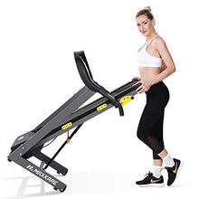 Load image into Gallery viewer, MaxKare Folding Treadmill Electric Motorized Running Machine 17'' Wide Tread Belt w/Incline LCD Display and Cup Holder Easy Assembly with 15 Preset Programs Perfect for Home Use
