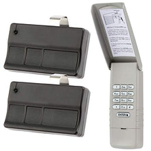 Load image into Gallery viewer, Keypad and 2 Remotes for Liftmaster Garage Door Opener (373LM + 377LM) 315mhz Purple Learn Button
