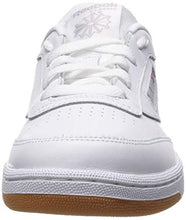 Load image into Gallery viewer, Reebok unisex child Club C Sneaker, White/Gum-int, 5.5 Big Kid US
