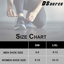 Load image into Gallery viewer, Copper Comfortable Socks, Dsource Smooth Breathable Running Socks Black Crew Medium Black 6
