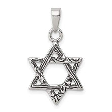 Load image into Gallery viewer, 925 Sterling Silver Jewish Jewelry Star Of David Pendant Charm Necklace Religious Judaica Fine Jewelry For Women Gifts For Her
