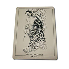 Load image into Gallery viewer, Tattoo Embroidery Practice Leather Tiger Tattoo Machine 15 20 cm 10 Sheets
