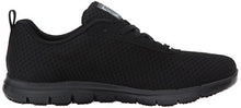 Load image into Gallery viewer, Skechers Work Ghenter - Bronaugh Black Mesh/Water/Stain Repellent Treatment 8.5
