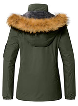 Load image into Gallery viewer, Wantdo Women's Skiing Jacket Water Resistant Winter Coats Windproof Parka Outwear Dark Purple L
