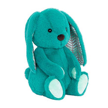 Load image into Gallery viewer, B. toys – Plush Bunny – Super Soft Stuffed Animal – Teal – 12” – Washable Rabbit Toy – for Babies, Toddlers, Kids – Happy Hues – Cottontail Cutie – 0 Months + (BX1926C30Z)

