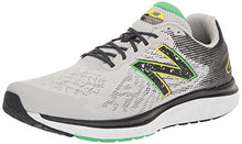 Load image into Gallery viewer, New Balance Men's Fresh Foam 680 V7 Running Shoe, Grey/Black/Lemonade, 9 X-Wide
