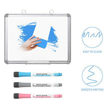Load image into Gallery viewer, Small Dry Erase White Board 16" x 12" Magnetic Hanging White Board for Wall Portable Mini Whiteboard for Kids, Students &amp; Teachers
