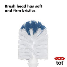 Load image into Gallery viewer, OXO Tot Bottle Brush with Nipple Cleaner and Stand, Navy

