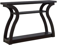 Load image into Gallery viewer, Monarch Specialties 47" Console Table - Sleek and Modern Accent Table for Your Home (Cappuccino/Dark Brown)
