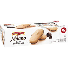 Load image into Gallery viewer, Pepperidge Farm Milano Cookies, Dark Chocolate, 2 Cookies per Pack, Packaging May Vary, 0.75 Ounce (Pack of 10)
