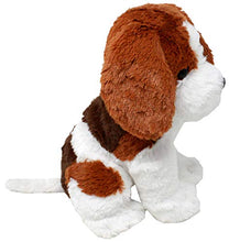 Load image into Gallery viewer, Shelter Pets Stuffed Animals: Joey - 10" Beagle Plush Dog - Based on Real-Life Adopted Pets - Brown Black and White - Benefiting The Animal Shelters They were Adopted from
