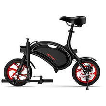 Load image into Gallery viewer, Jetson Bolt Folding Electric Bike, Black - with LCD Display, Lightweight &amp; Portable with Carrying Handle, Travel Up to 15 Miles, Max Speed Up to 15.5 MPH
