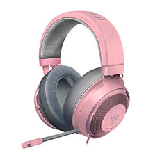 Load image into Gallery viewer, Razer Kraken Gaming Headset: Lightweight Aluminum Frame - Retractable Noise Isolating Microphone - For PC, PS4, Nintendo Switch - 3.5 mm Headphone Jack - Quartz Pink
