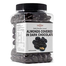 Load image into Gallery viewer, Dark Chocolate Covered Almonds, 32 Ounce Tube
