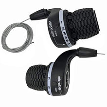 Load image into Gallery viewer, MicroShift 3X7 Speed Compatible For Shimano Bicycle Twist Grip Shift Gear Shifters
