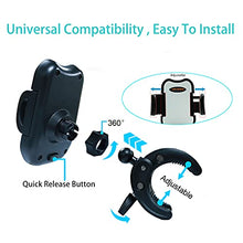 Load image into Gallery viewer, UEVERHI Adjustable Golf Cell Phone Holder Clip, Record Golf Swing Training |Works with Golf Cart or Push Cart,Golf Club,Flag Pole
