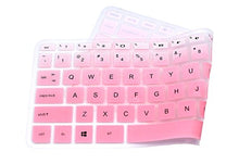 Load image into Gallery viewer, Silicone Keyboard Cover Skin for HP 14-ab 14-ac 14-ad 14-an Series, 14-ab010 / ab166us 14-ac159nr 14-al062nr 14-an010nr / an013nr / an080nr, 14" HP Stream 14-ax010nr, HP ENVY 14-j0 Series (Pink Ombre)
