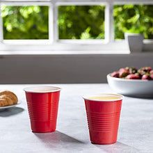 Load image into Gallery viewer, Disposable Party Plastic Cups [40 Pack - 12 oz.] Red Drinking Cups
