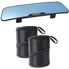 Load image into Gallery viewer, KITBEST Anti Glare Rear View Mirror and Car Trash Can
