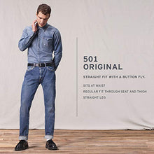 Load image into Gallery viewer, Levi's Men's 501 Original Fit Jeans, Dark Stonewash, 36W x 32L
