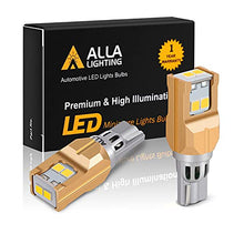 Load image into Gallery viewer, Alla Lighting Miniature T15 Wedge 912/921 LED Bulbs 12V, 6000K Xenon White Back-up Reverse, 3rd Brake Lights SMD Super Bright W16W Lamps Replacement
