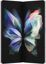 Load image into Gallery viewer, SAMSUNG Galaxy Z Fold 3 5G Factory Unlocked Android Cell Phone US Version Smartphone Tablet 2-in-1 Foldable Dual Screen Under Display Camera 256GB Storage, Phantom Silver (Renewed)
